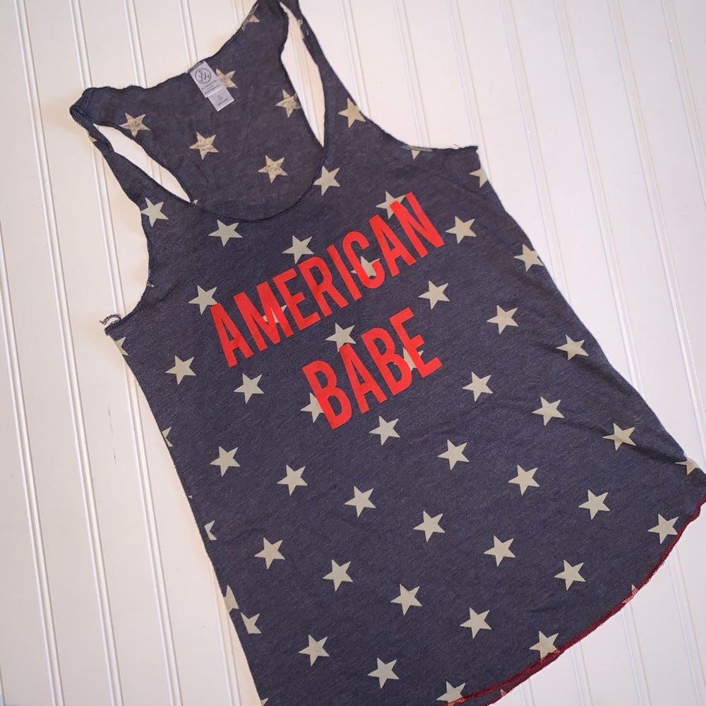 American Babe Graphic Tank Top